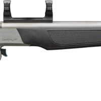 CVA PR2117SM Wolf V2 50 Cal 209 Primer 24" Matte Stainless Steel Barrel, Stainless Steel Receiver w/DuraSight Rail, Fixed Black Synthetic Stock