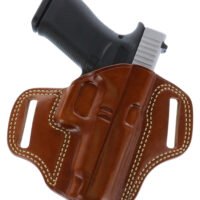 Galco CM876 Combat Master  OWB Tan Leather Belt Slide Fits Springfield Hellcat Pro Right Hand