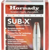 Hornady 30718 Sub-X  30 Cal 308 Cal 175 gr Subsonic eXpanding 100 Per Box/ 15 Case