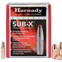 Hornady 3503 Sub-X  35 Cal 250 gr Subsonic eXpanding 100 Per Box/ 15 Case