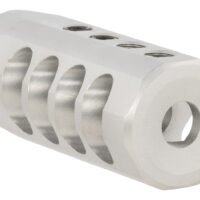 Christensen Arms 8100001702 Side-Baffle  Natural Titanium, 5/8"-24 tpi Threads, 338 Cal (.920" D Bull barrel)