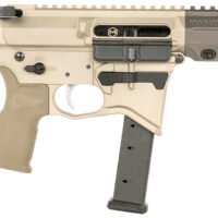 Maxim Defense MXM48173 CPS MD9 9mm Luger Caliber with 5.50" Barrel, Arid Brown Anodized Metal Finish, Black Maxim CQB Brace & Polymer Grip Right Hand