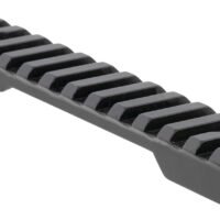 Talley PSM258779 Fierce Rivalry Picatinny Rail  Black Anodized Short Action 20 MOA