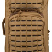 Advance Warrior Solutions FR36RBPTN/BL Frame  36" L Backpack with Side Handle, Tan Polyester for Tactical Rifle, Molle Front