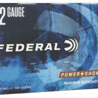 Federal F1271B Power-Shok Max Buck 12Gauge 2.75" 1BuckShot 5 Per Box/50 Case
