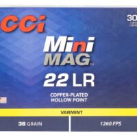 CCI 962 Mini-Mag Varmint 22LR 36gr Jacketed Hollow Point 300 Per Box/10 Case