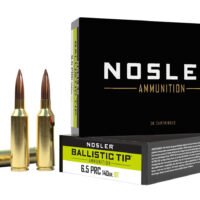 Nosler 43457 Ballistic Tip 6.5PRC 140gr Spitzer Boat Tail 20 Per Box/10 Case
