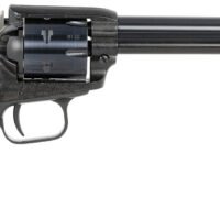Heritage Mfg RR22B6PG Rough Rider 22 LR 6 Shot, 6.50" Black Steel Barrel, Black Zinc Alloy Frame, Black Cylinder, Black Polymer Grip, Hammer/Thumb Safety, Exposed Hammer