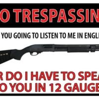 RIVERS EDGE TIN SIGN 12"X17" - NO TRESPASSING 12 GAUGE
