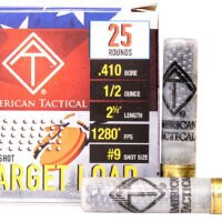 ATI ATIAC4109 Target Load  410Gauge 2.5" 1/2oz 9Shot 25 Per Box/10 Case