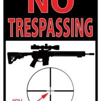 RIVERS EDGE SIGN 12"X17" - TRESPASSING YOU'RE HERE