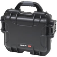 Nanuk Pistol and Accessory Hard Case w/Foam Black 9.4 in. x 7.4 in. x 5 in.