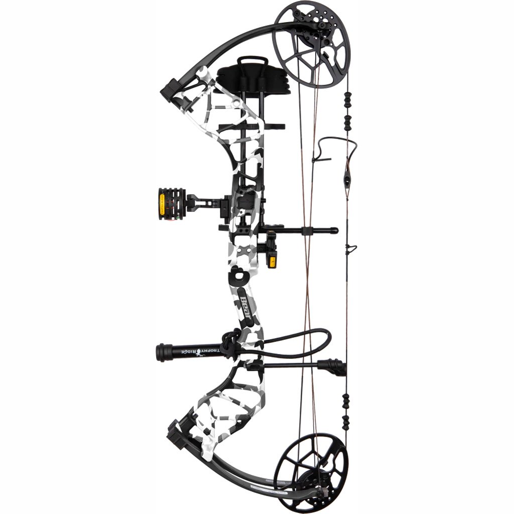 Bear Legit MAXX RTH Bow Package Fred Bear Whiteout/Black 70 lbs. RH - Image 3
