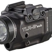 Streamlight 69418 TLR-8 Sub Gun Light with Red Laser Black Anodized 500 Lumens White LED 1913 Short Railed Pistol