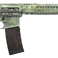 Black Rain Ordnance Spec15 5.56x45mm NATO 16" 30+1, Jungle Camo Cerakote, Black MFT Minimalist Stock & Grip