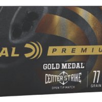 Federal GM223OTM3 Premium Gold Medal 223Rem 77gr Open Tip Match 20 Per Box/10 Case