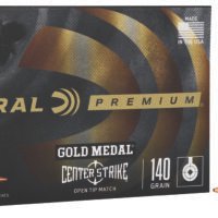 Federal GM65CRDOTM1 Gold Medal Centerfire Rifle 6.5Creedmoor 140gr Open Tip Match 20 Per Box/10 Case
