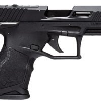 Taurus 1TX2213110 TX22C  Compact 22 LR 10+1 3.60" Matte Black Steel Barrel, Black Hard Coat Anodized Serrated Aluminum Slide, Black Polymer Frame w/Picatinny Rail Black Polymer Grips