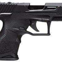 Taurus 1TX2233110 TX22C  Compact 22 LR 10+1 3.60" Black Barrel, Slide & Polymer Frame, Rubber Grips