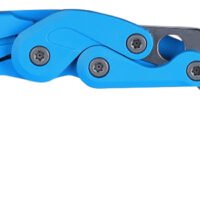 CRKT 4041T Provoke Trainer 2.48" Folding Karambit Plain Stonewashed 420J2 SS Blade/ Blue Polypropylene Handle Includes Pocket Clip