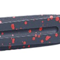 CRKT K930RKP Onion Throwing Knives 6.25" Fixed Spear Point Plain Non-Sharp Black/Red Spatter 1050 High Carbon  Includes Sheath 3 Blades