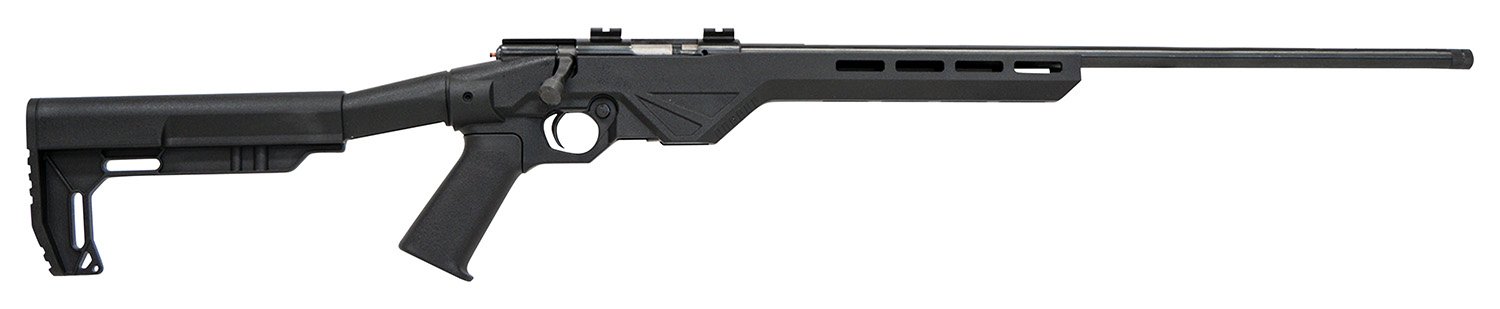 Citadel CIT22WMBLT Trakr 22 WMR 5+1 21" Blued Steel Threaded Barrel & Receiver, Lightweight Black Synthetic Stock