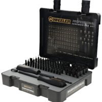 Wheeler 4001003 Professional Screwdriver Set Black 100 Pieces