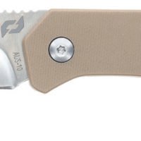 Schrade 1159301 Slingshot Lockback Folder 4" Recurve Clip Point/Satin AUS-10 Blade 5" G10 Handle