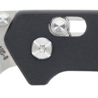 Schrade 1182620 Divergent  3.06" Folding Modified Drop Point Plain Satin AUS-8A SS Blade 4.31" Black G10 Handle