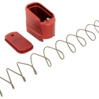 Shield Arms SAS15ME5RED Magazine Extension  5rd Compatible w/ Shield Arms S15 Magazine, Red Anodized Aluminum