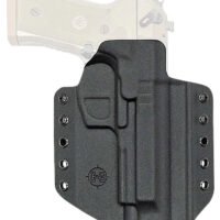 C&G Holsters 2750100 Covert OWB Black Kydex Belt Loop Fits Beretta M9A3/M9A4 Right Hand