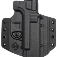 C&G Holsters 0006100 Covert OWB Black Kydex Belt Loop Fits Glock 19 Fits Glock 23 Fits Glock 45