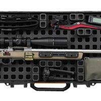 Magpul MAG1302-BLK DAKA Grid Organizer Black Polypropylene for Pelican 800 Vault Double Rifle Case