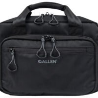 Allen 3639 Double Pistol Bag Black Nylon Holds 2 Handguns
