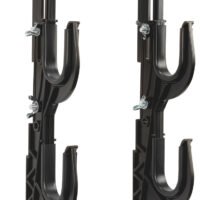 Allen 17450 Gun/Accessory Rack  Black Plastic Holds 2