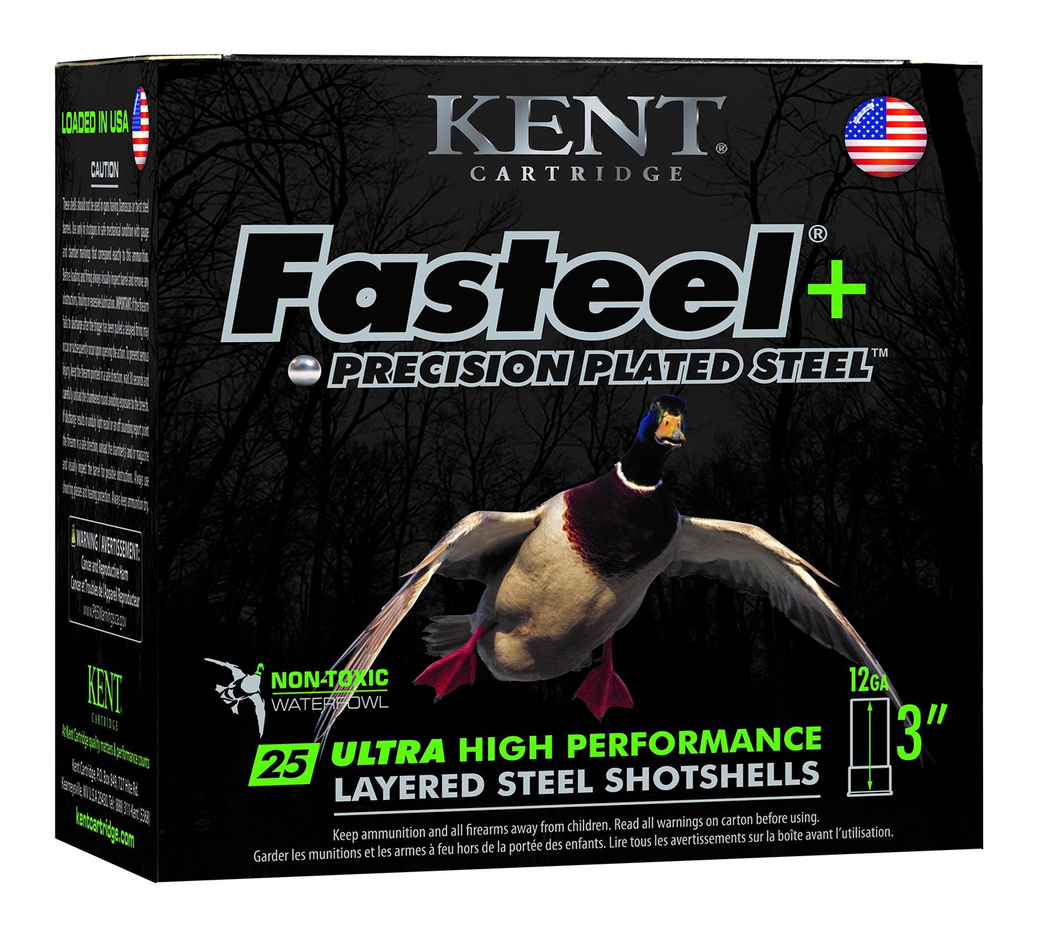 Kent Cartridge K123FSP364X6 Fasteel + 12 Gauge 3" 1 1/4 oz 4/6 Shot 25 Per Box/ 10 Case