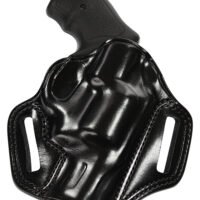 Galco CM880B Combat Master  OWB Black Leather Belt Slide Fits Springfield XDM 4.5" Right Hand