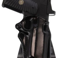 Galco SM2-266RB Speed Master 2.0 OWB Black Leather Paddle Fits Kimber/Springfield 1911 4", Colt/SW1911SC/Para USA 4 1/4" Right Hand