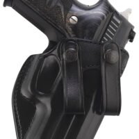 Galco SUM838B Summer Comfort  IWB Black Leather Belt Loop Fits Glock 42/Sig P365 SAS/STD/.380 Right Hand
