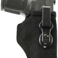 Galco TUC890B Tuck-N-Go 2.0 IWB Black Leather UniClip/Stealth Clip Fits Ruger Max-9 Ambidextrous