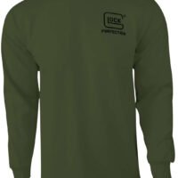 Glock AP96067 Born In Austria  Military Green Pre-Shrunk Cotton Long Sleeve Large
