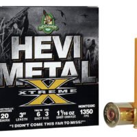 HEVI-Shot HS39206 HEVI-Metal Extreme 20Gauge 3" 1 1/16oz Steel/Tungsten 6/3Shot 25 Per Box/10 Case
