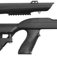 ADAPTIVE TACTICAL AT02020 Tac-Hammer RM4 Black Synthetic, Adjustable Stock with Magazine Compartments, Stowaway Accessory Rail, Fits Ruger 10/22 Takedown (Factory Tapered Barrel)