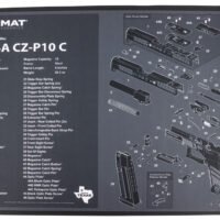 TekMat TEKR17CZP10C CZ P-10C Cleaning Mat Black/Gray Rubber 11"x17" CZ P-10C Parts Diagram