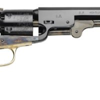 Pietta PF51CH44712 1851 Navy 44 Cal 7.50" 6rd Color Case Hardened Frame, Blued Cylinder & Octagon Barrel, Walnut Grip