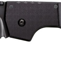 Cold Steel CS58M AK 3.50" Folding Clip Point Plain Black Matte S35VN SS Blade/5.50" Black G10 Handle Includes Belt Clip