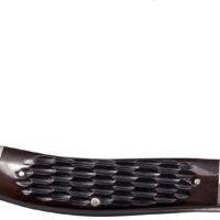 Cold Steel CSFLGSTKMJ Gentleman's Stockman 2"/2.10"/2.50" Folding Clip/Sheepsfoot/Spey Plain 8Cr13MoV SS Blade/Brown Jigged w/Polished Bolsters Bone Handle