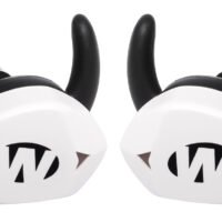 Walker's GWPSLCR2BTWHT Silencer BT 2.0 Electronic Ear Buds Sports South Exclusive White Polymer