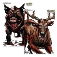 Birchwood Casey 35627 Smokehouse Zombie Deer/Hog Hanging Smokehouse Blood Trail All Firearms 12" x 18" Impact Enhancement Splatter 8 Targets