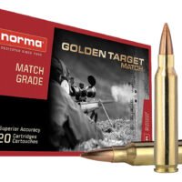 Norma Ammunition 10157692 Dedicated Precision Golden Target Match 223Rem 69gr Boat Tail Hollow Point 20 Per Box/10 Case